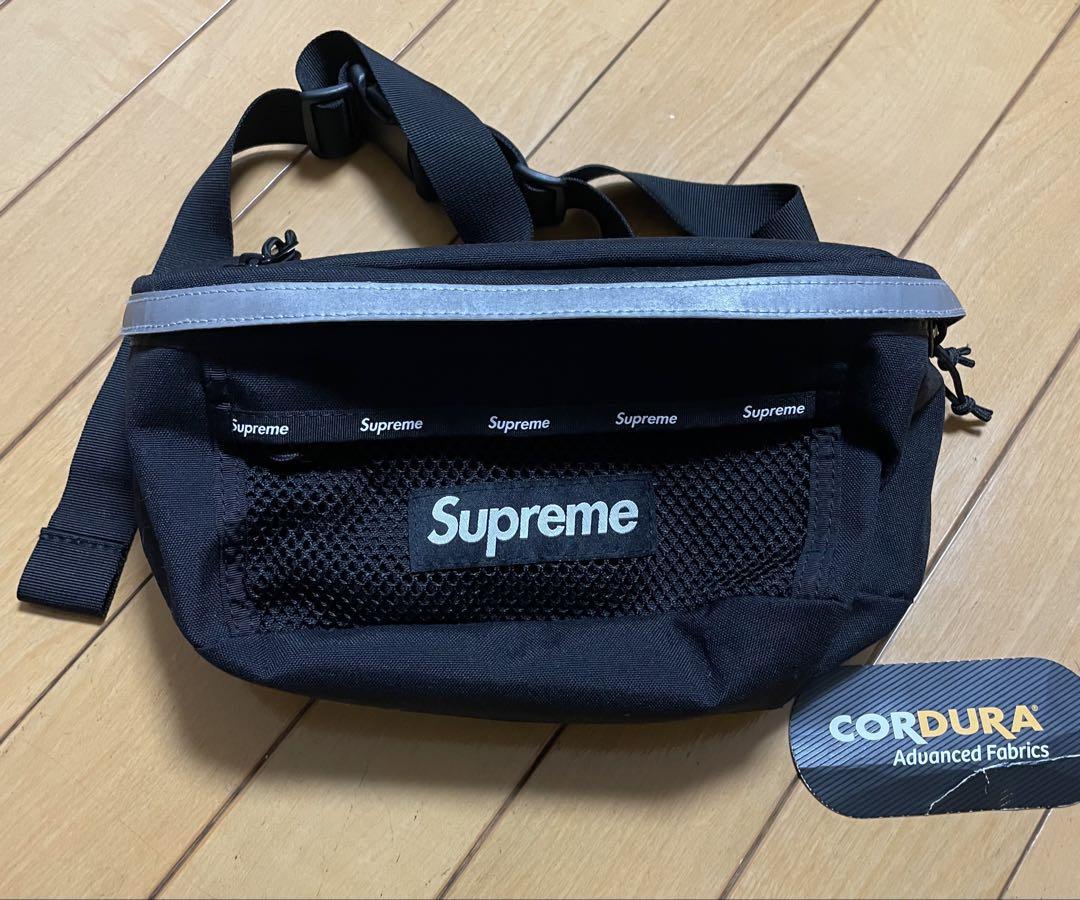 【美品】Supreme Waist Bag Black 24FW