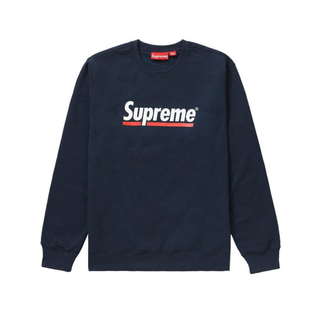 都内で Supreme Supreme Underline トレーナー クルーネック トップス