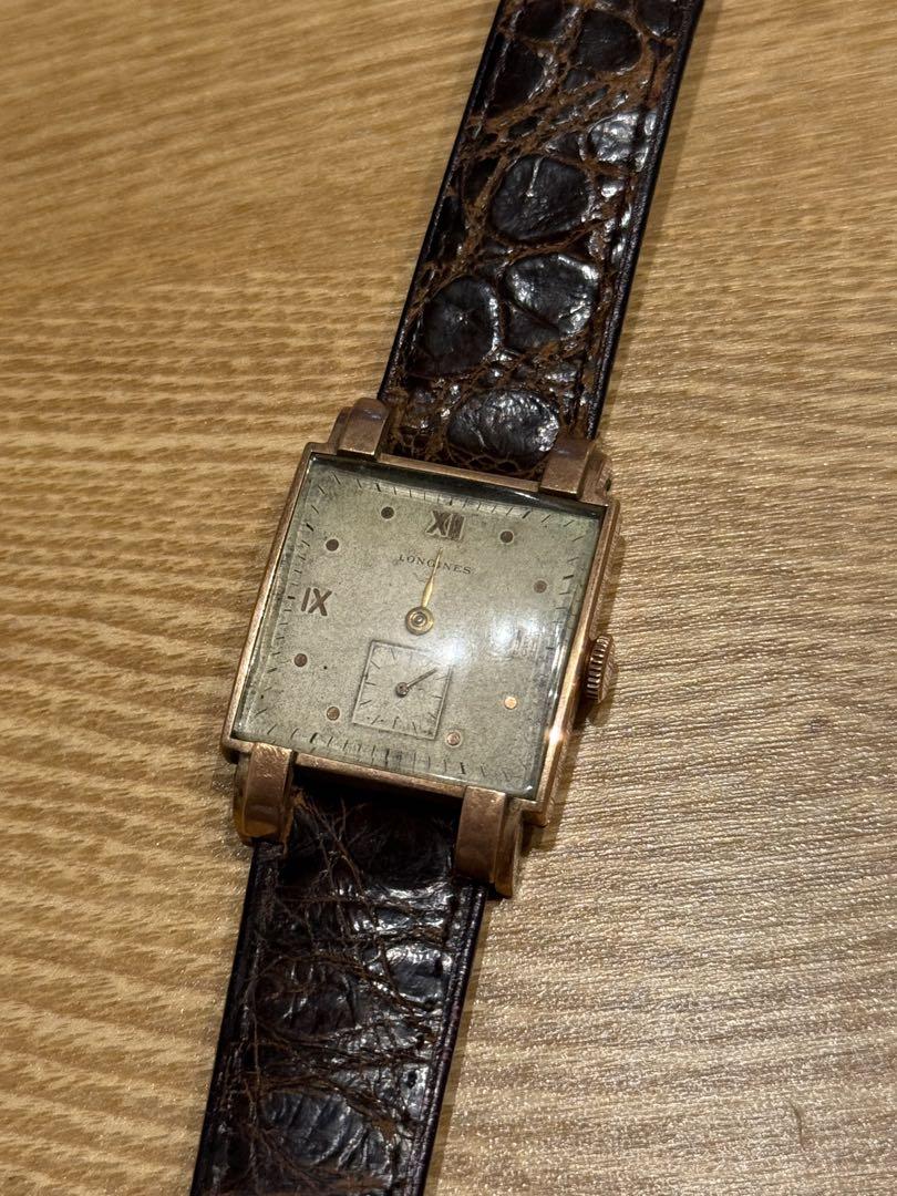 M*h様 LONGINES ヴィンテージ 金無垢 手巻き 腕時計