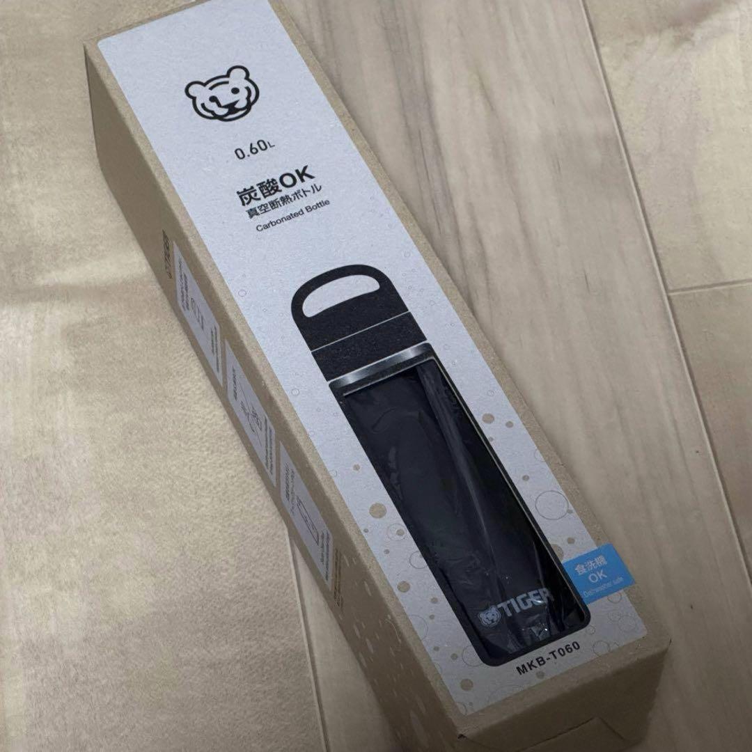 タイガー 真空断熱ボトル 炭酸OK 0.6リットル MKB-T60