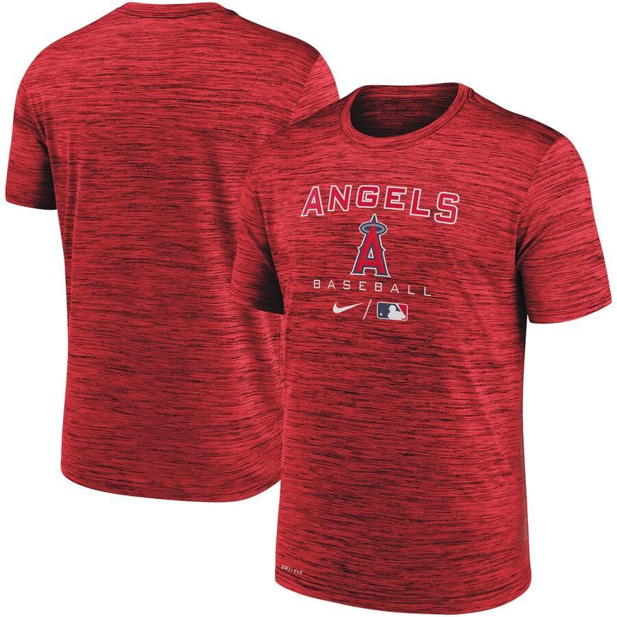 全国どこでも送料無料！ 新品 ナイキ US:L オーセンティックTシャツ エンゼルス 選手着用 応援ユニフォーム、ウエア