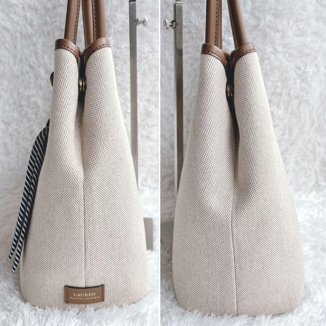 ✨極美品✨ Ralph Lauren ラルフローレン　トートバッグ　キャンバス