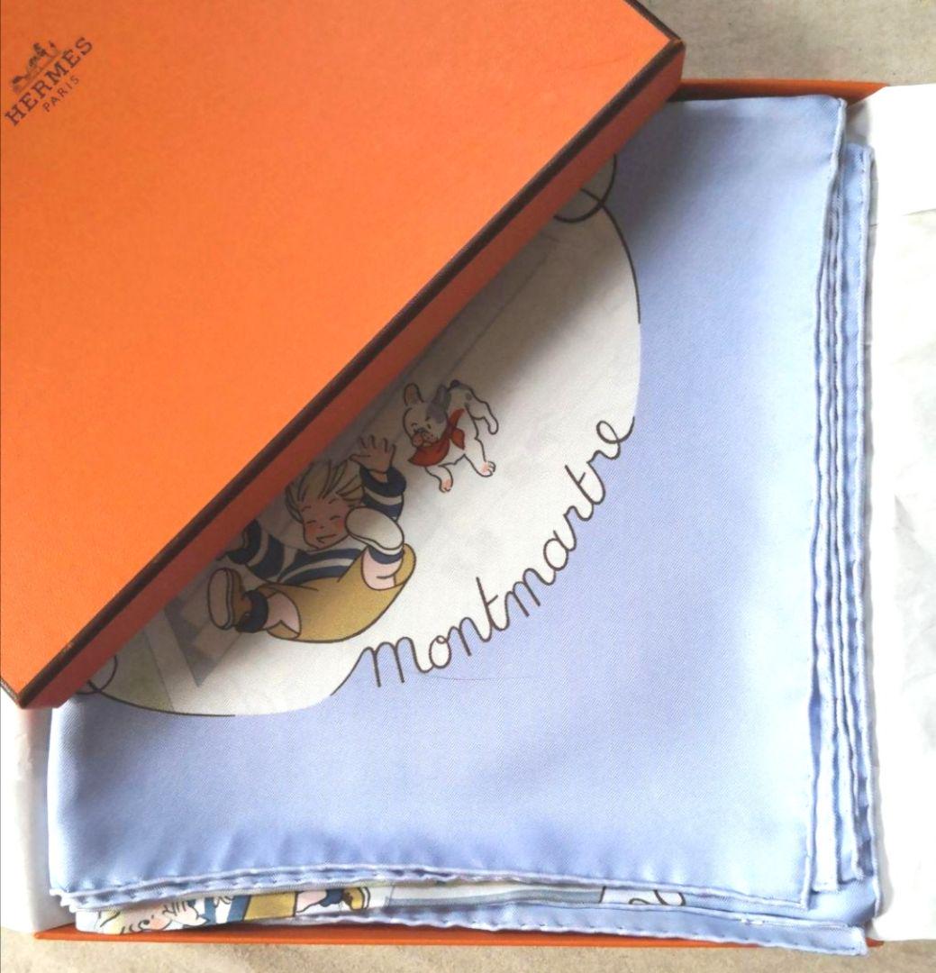 エルメス　HERMES　スカーフ　カレ90　いたずら三つ子
