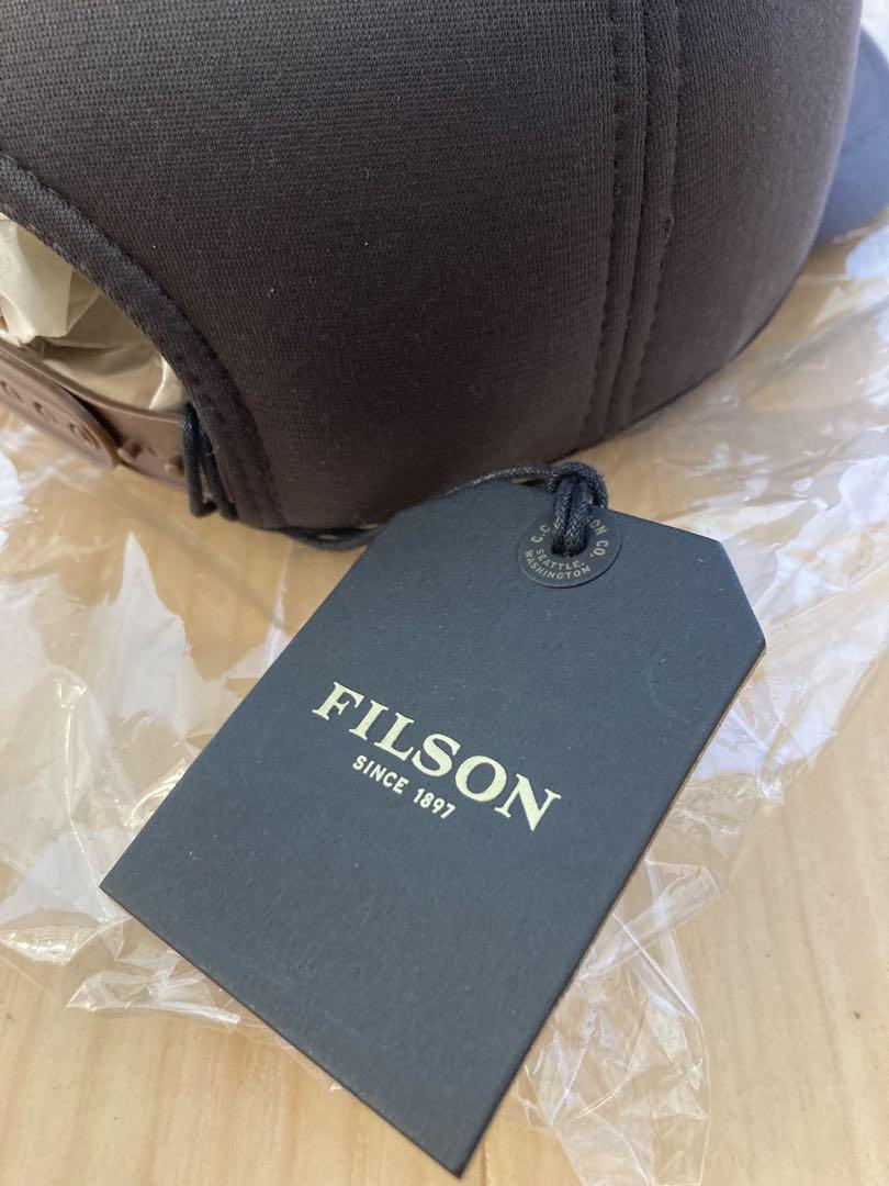 C.C. FILSON CO. ダークブラウンキャップ フィルソン