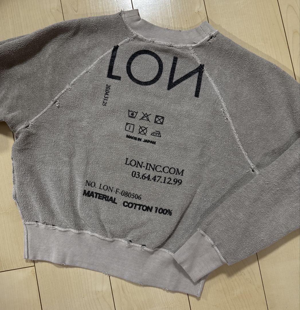 新品 LON TWO SIDE SWEATSHIRT #03 ライトグレー - メルカリ