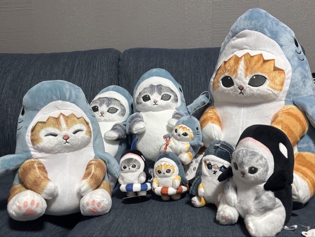 モフサンド　サメにゃん　シャチにゃんセット