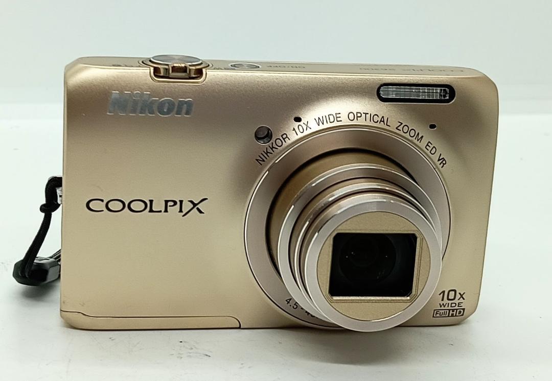 Nikon COOLPIX S6300 ゴールド 箱付き、充電器付き【美品】