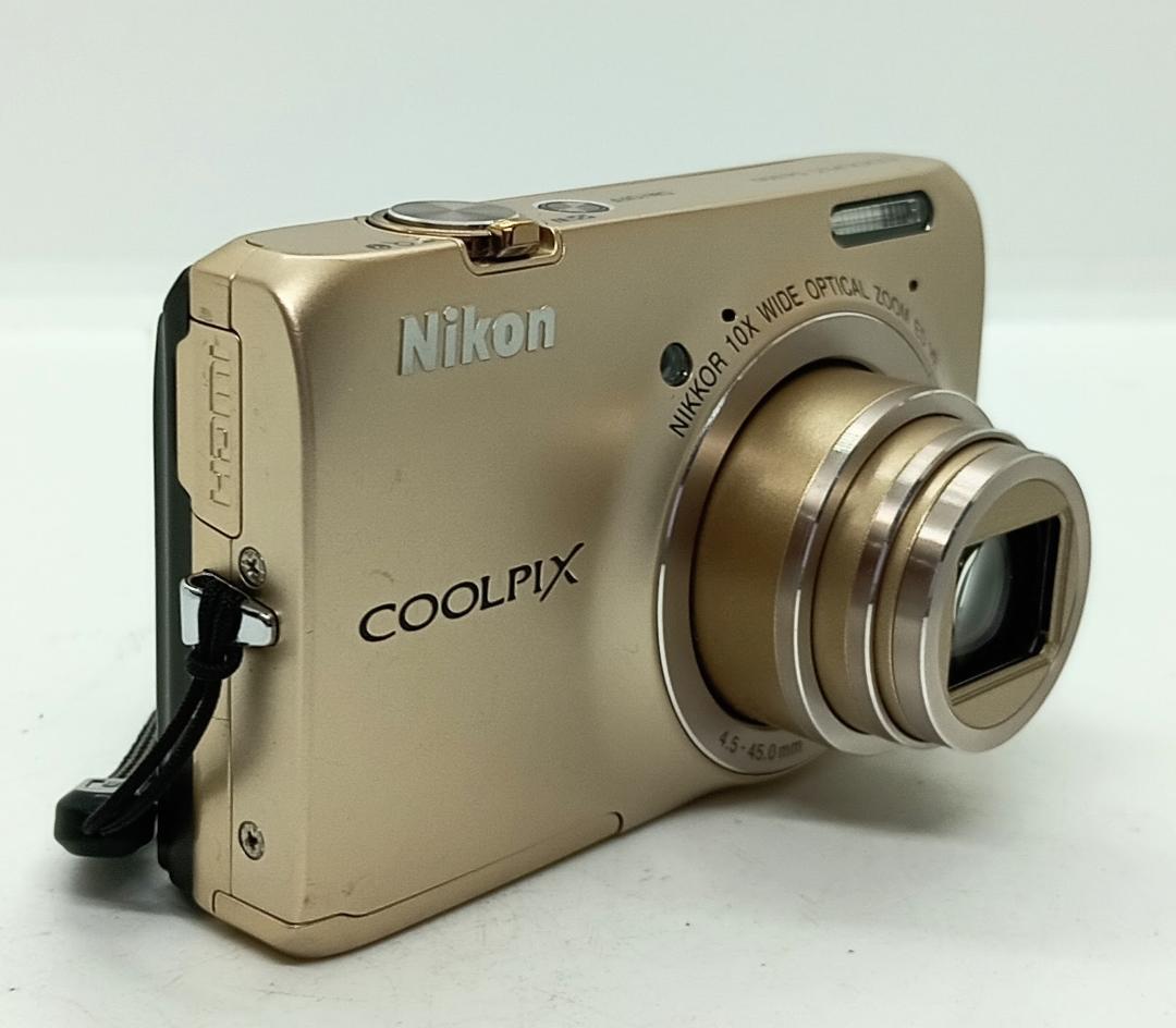 Nikon COOLPIX S6300 ゴールド 箱付き、充電器付き【美品】