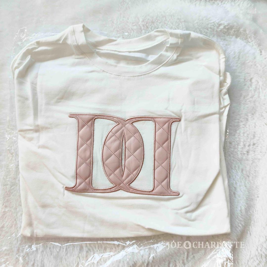 ダーリッチ darich キルティングアップリケTシャツ WHT