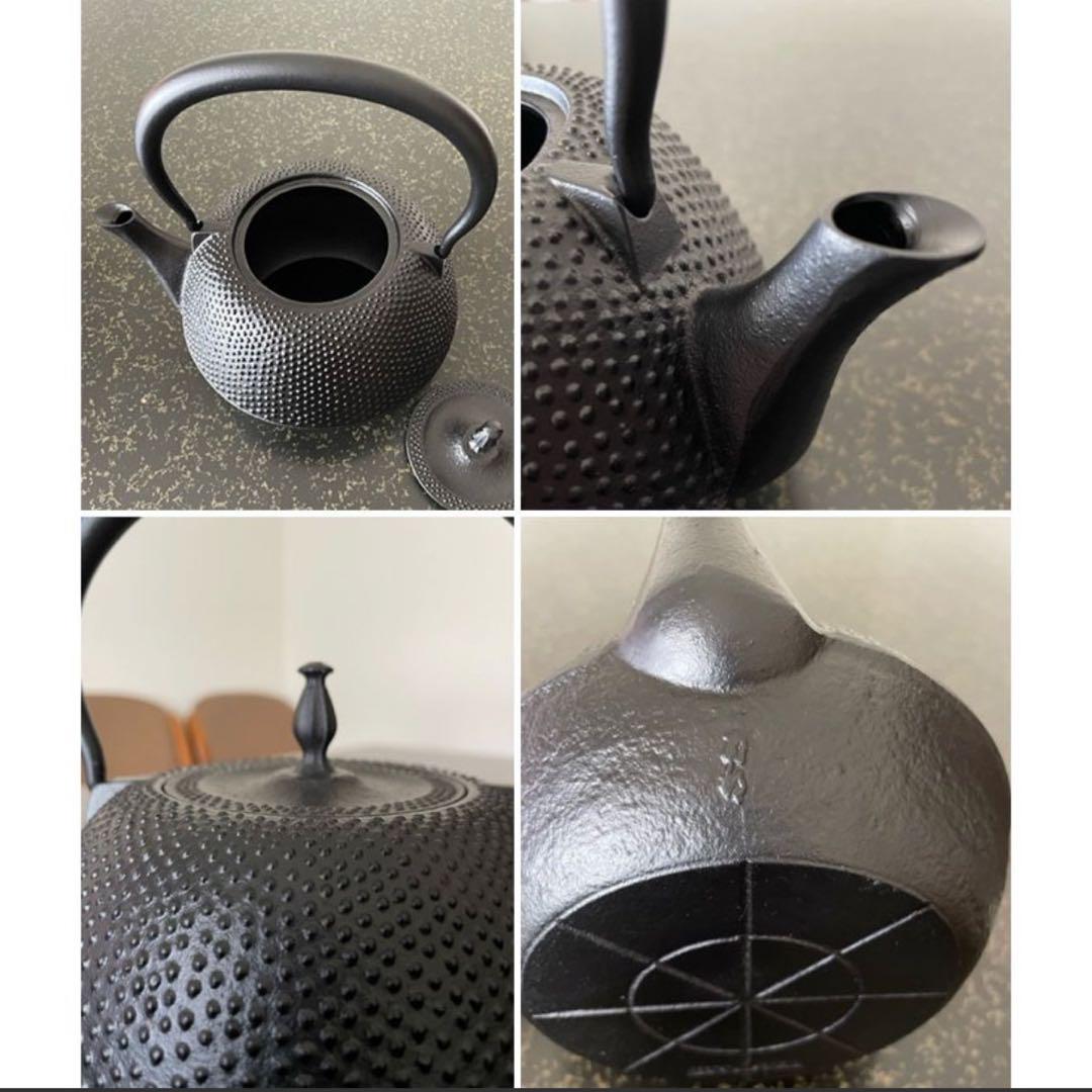 [新品] 南部鉄瓶 南部鉄器 丸南部アラレ 1.5リットル やかん 急須 日本製