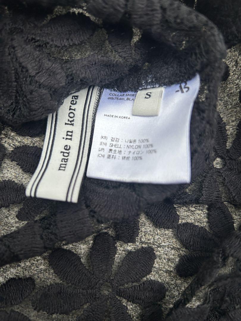 【関税込み】Andersson Bell ブラック Flower シャツ Andersson Bell Flower Jacquard Shirt Black | UJNG