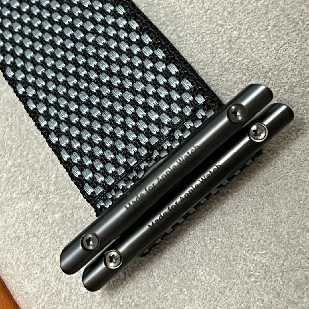 #373 Apple Watch ＊エルメス＊ トワレH デニム/黒 レディース