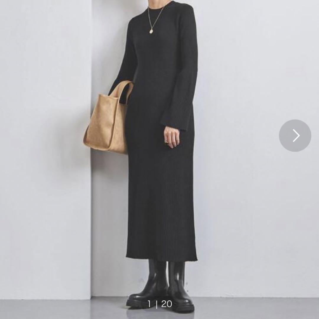 タグ付き新品　ユナイテッドアローズ　ワンピース UNITED ARROWS - ユナイテッドアローズ ロイヤルネイビー
