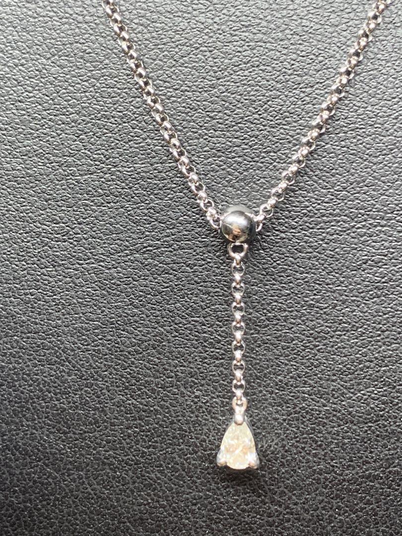PTY字ダイアモンド入りペンダント 0.21ct