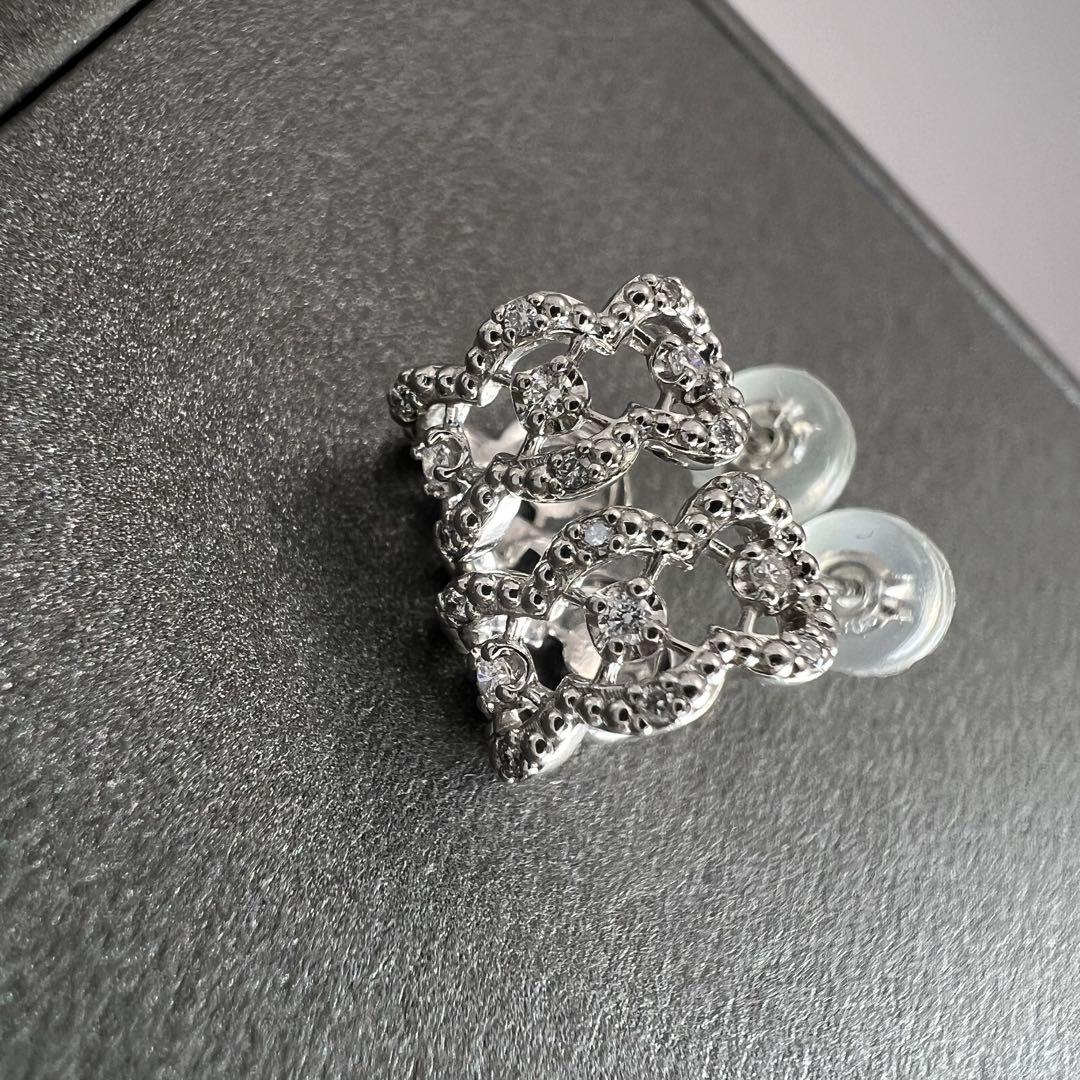 ◇ヴァンドーム青山 pt ダイヤピアス サンテュールブリエ - メルカリ