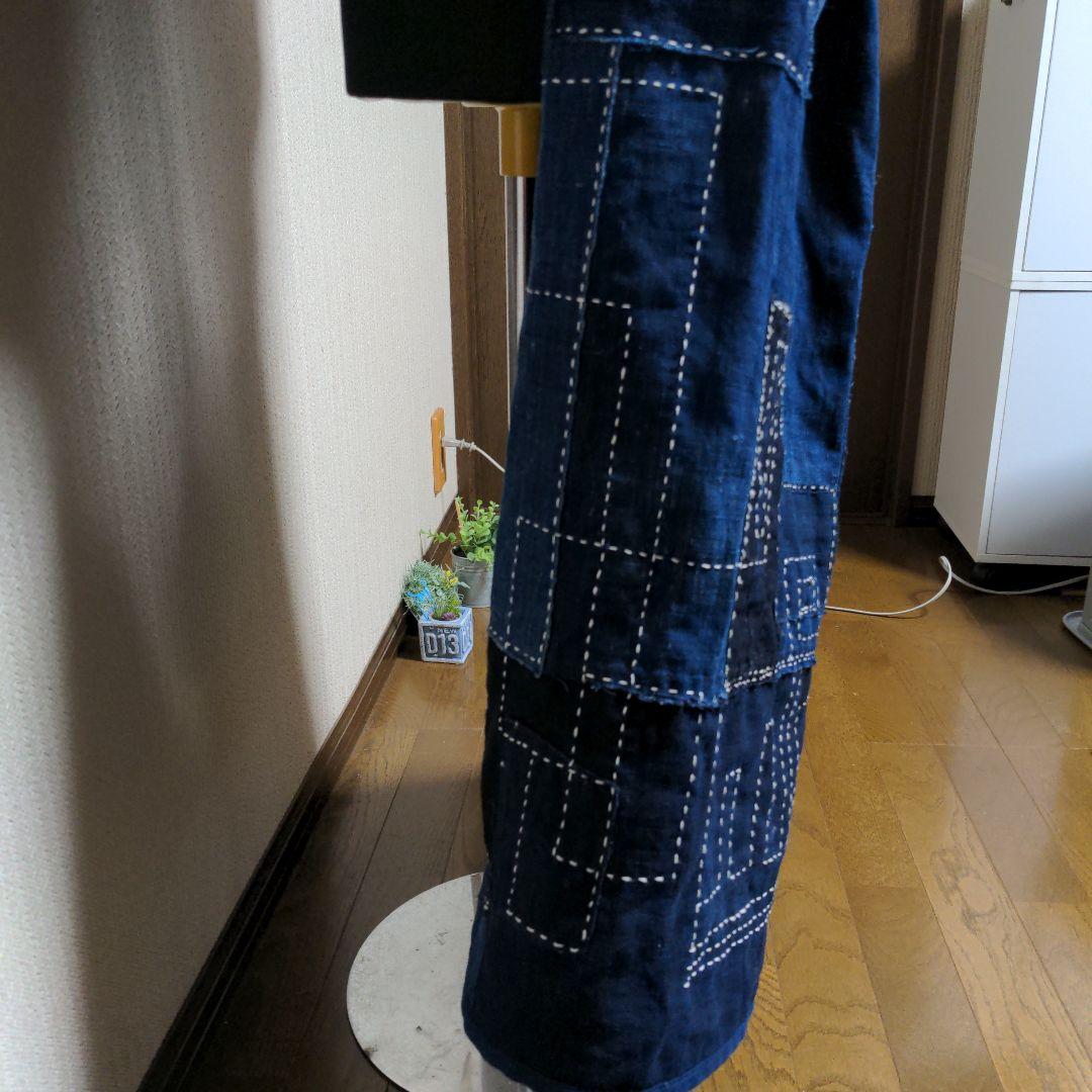 日本販売 古布藍染の刺し子のパンツ inspektorat.madiunkota.go.id
