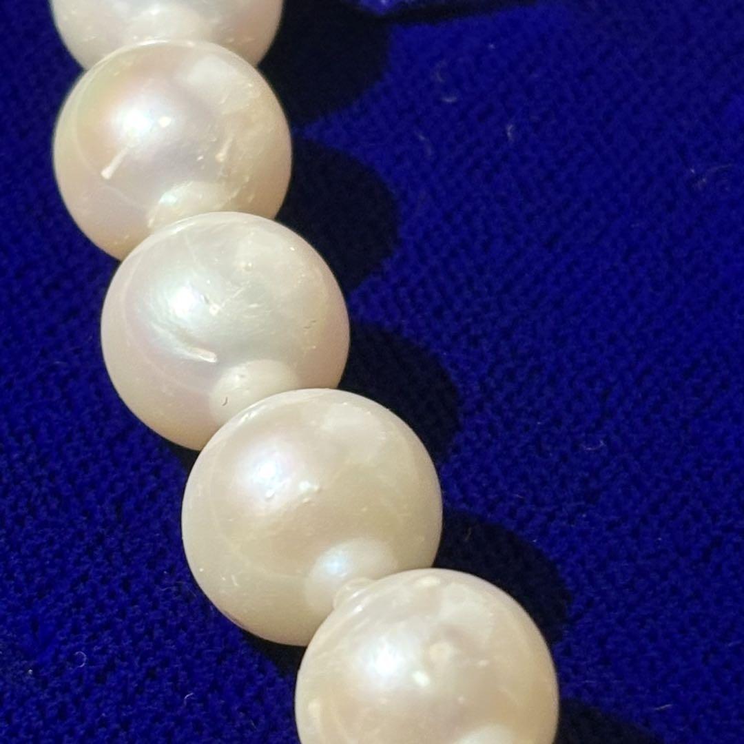 ジュエリーマキ パールネックレス 大珠 あこや真珠 シルバー 11mm