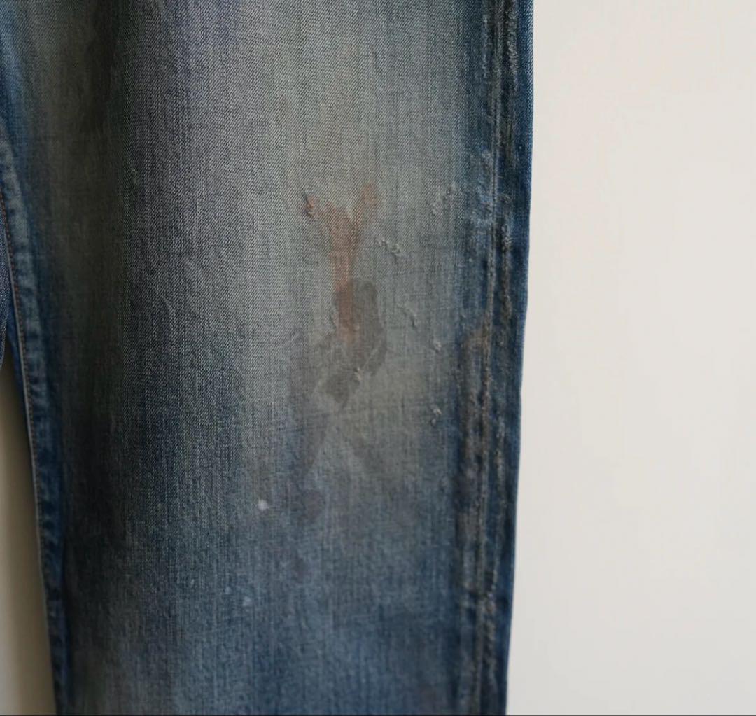 パンツ 25ss ANCELLM TAPERD 5P DENIMPANTS INDIGO