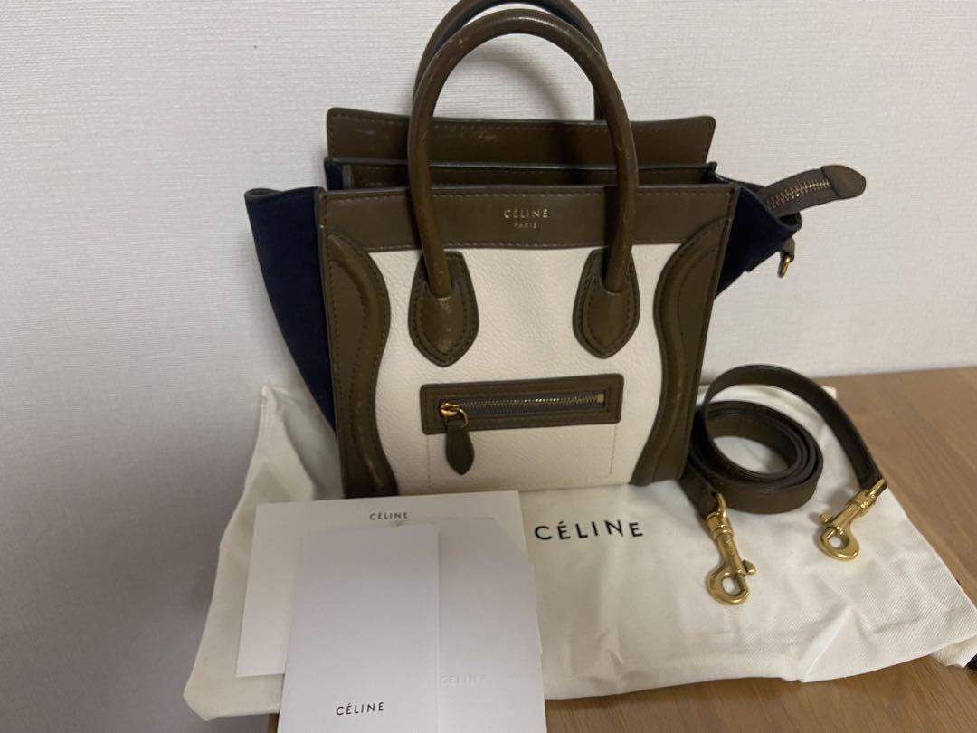 セリーヌ ラゲージ ナノショッパー ハンドバッグ celine レディース