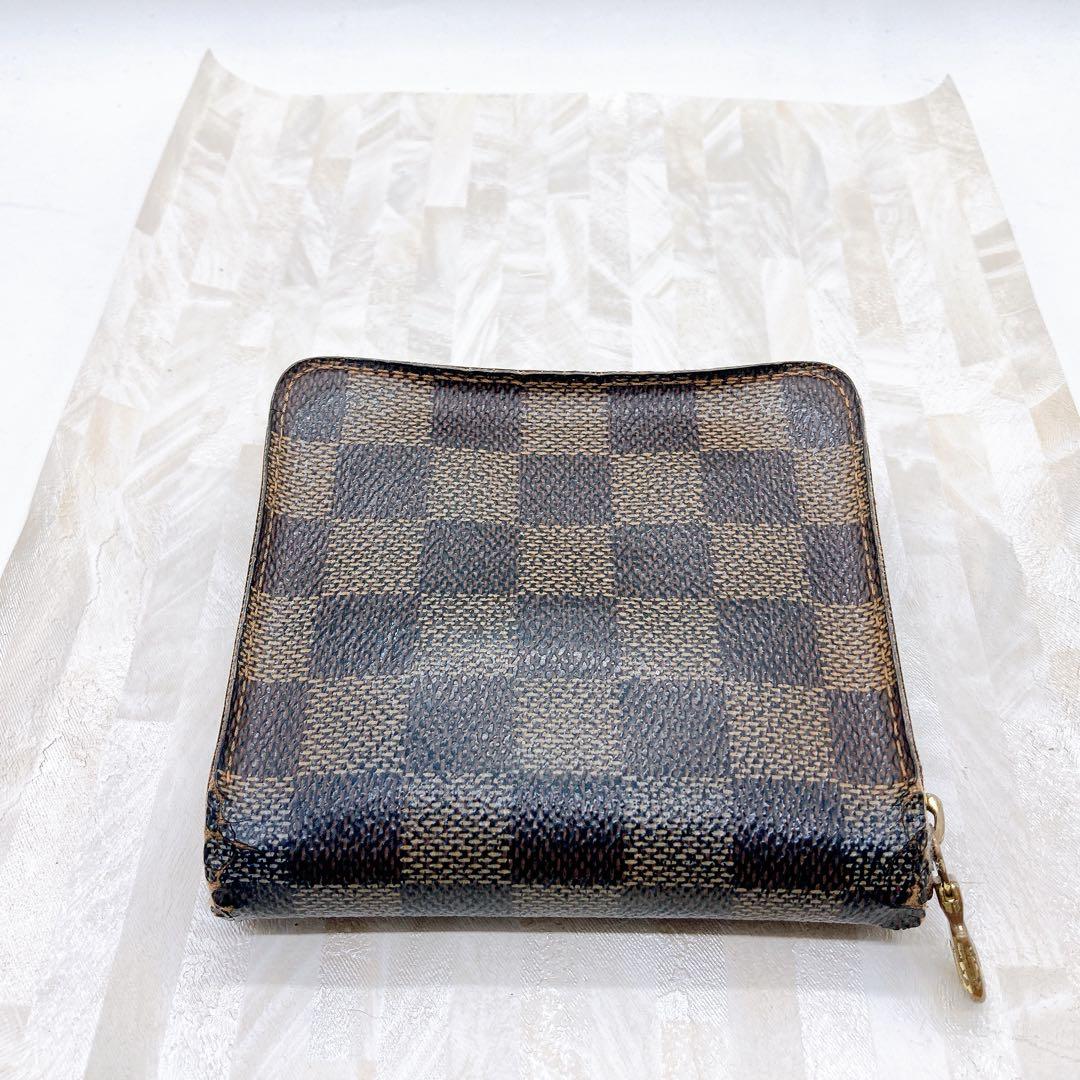LOUIS VUITTON 二つ折り財布　ダミエ　正規品　送料無料