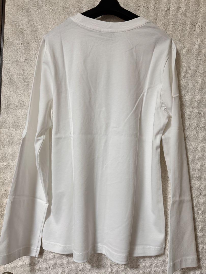 【新品未使用】A.P.C.ロゴ刺繍コットンクルーネックロングTシャツ
