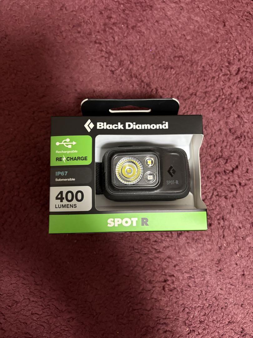 【未開封】Black Diamond SPOT R ヘッドランプ　400ルーメンライト・ランタン