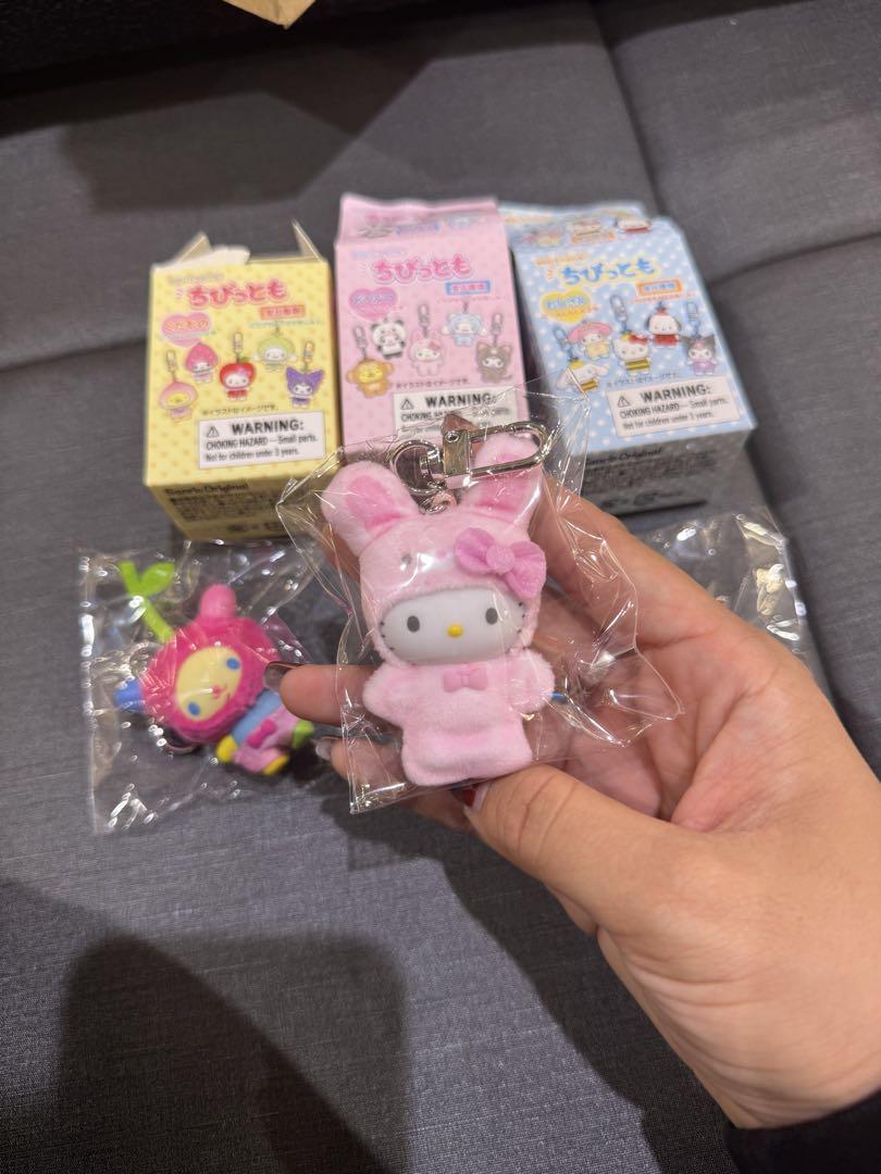 サンリオ ちびっとも ウサハナ マイメロ キティ サンリオ ちびっとも ウサハナ ハローキティ マイメロディ 3個