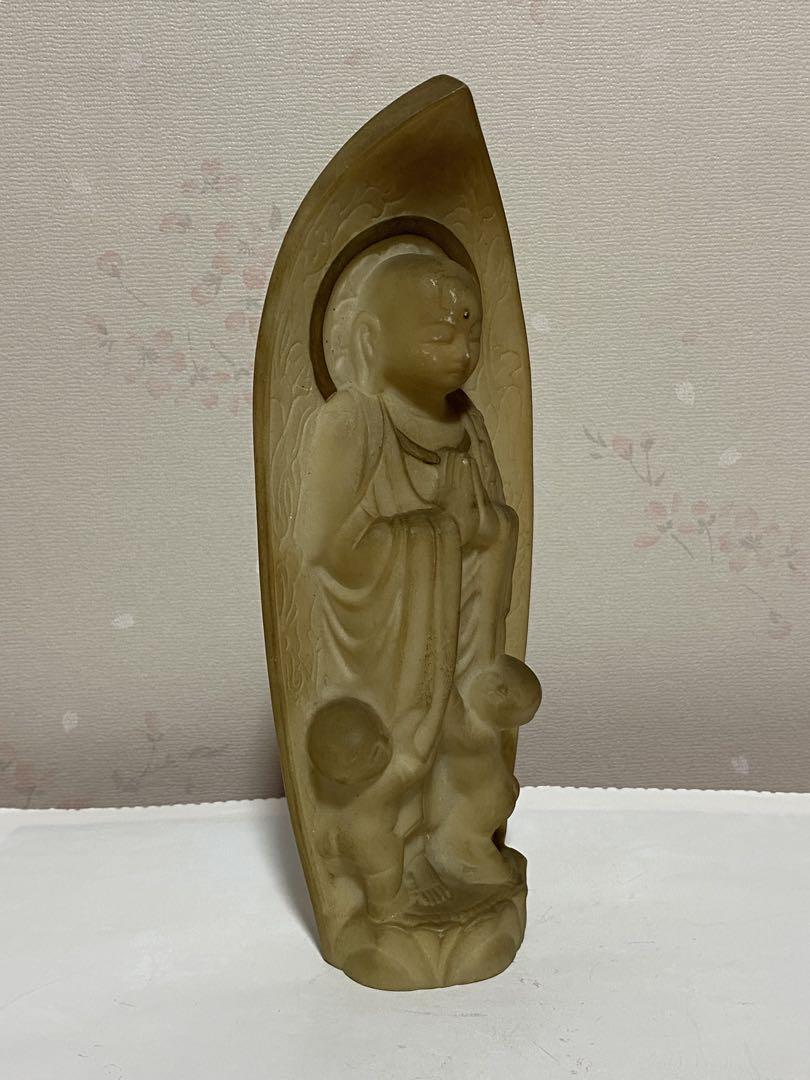 ♦仏像 地蔵菩薩立像 お地蔵様 仏教美術 仏具 置物 飾り骨董品