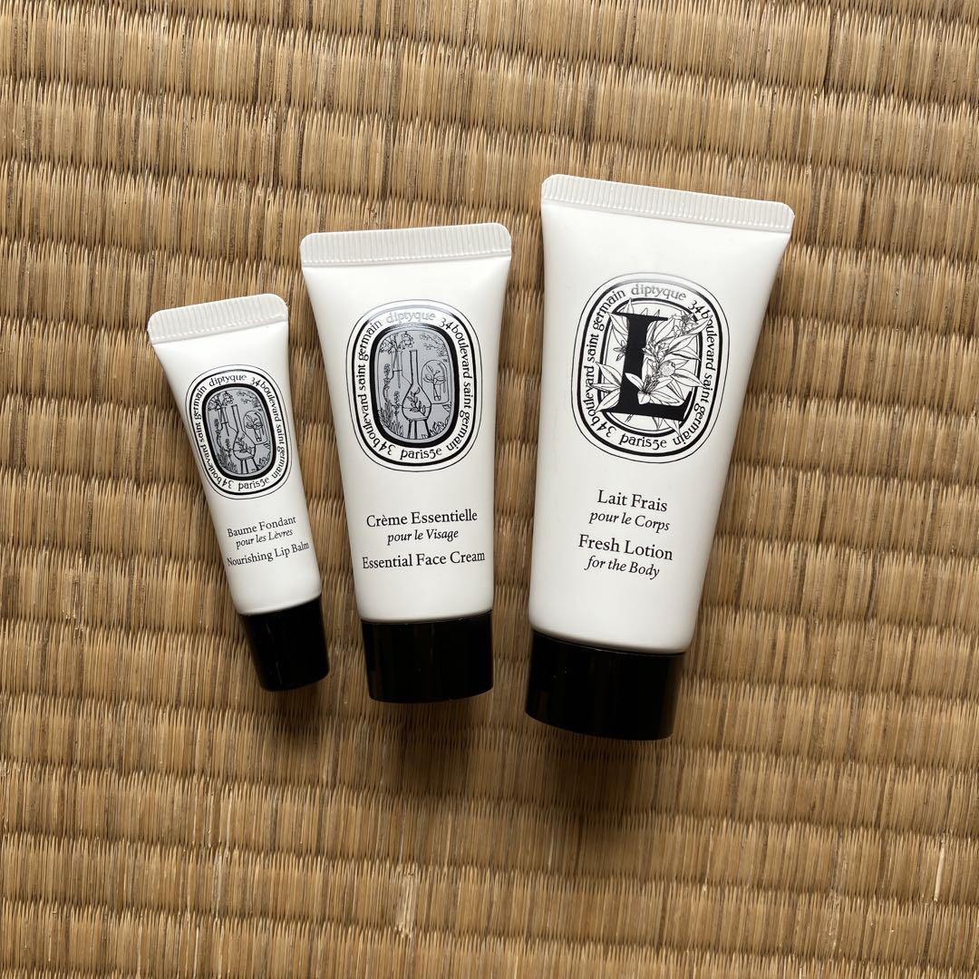 【安心メルカリ便】【新品】カタール航空ビジネスクラスディップティック3点セット カタール航空 Diptyque アメニティ3点セット - メルカリ