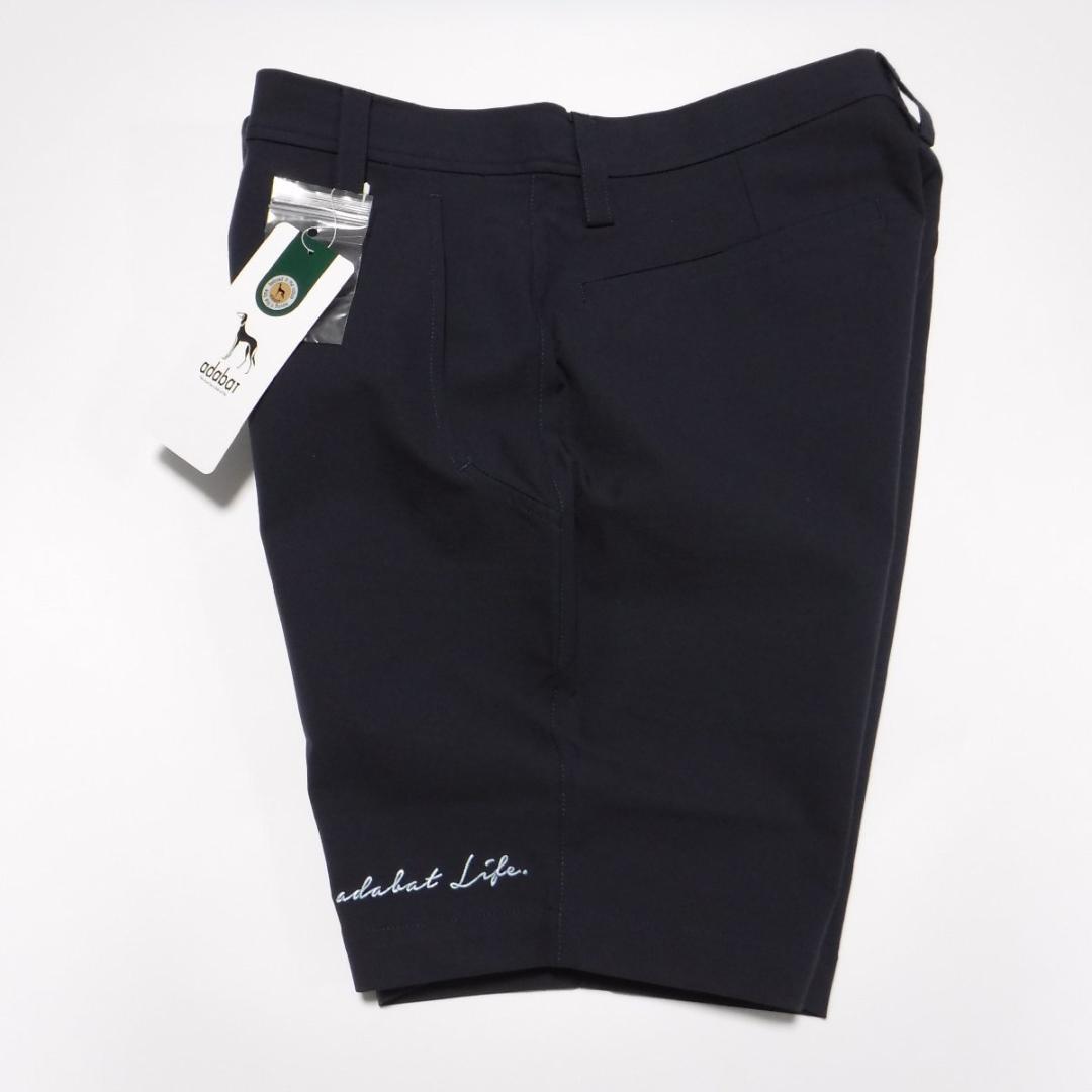 ☆未使用品☆adabat アダバット ストレッチショートパンツ アダバット 定価25300円 ストレッチショートパンツ 紺 48 L