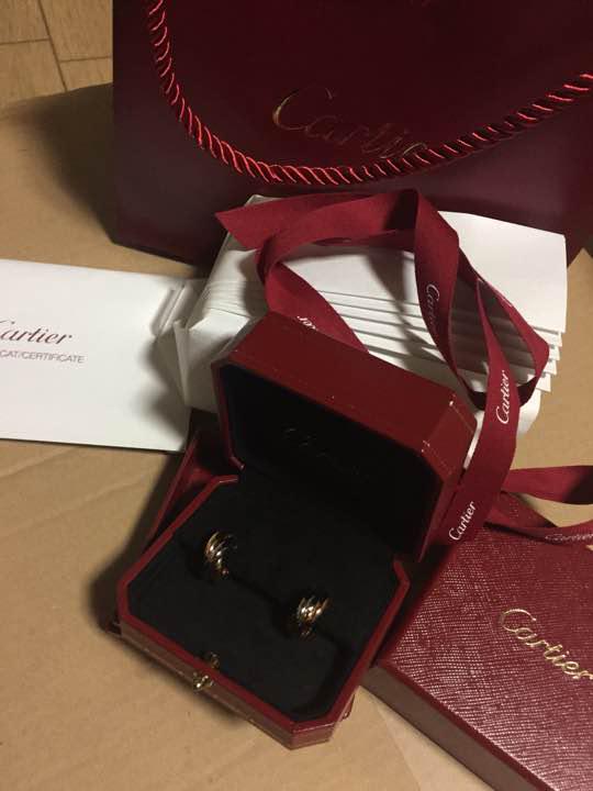 カルティエ トリニティ ピアス兼イヤリングCartier