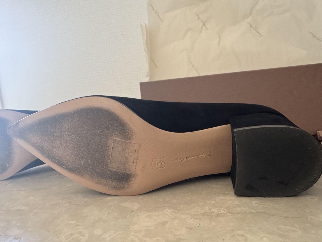 Gianvito Rossi Piper 45mm パンプス スエード 黒 38