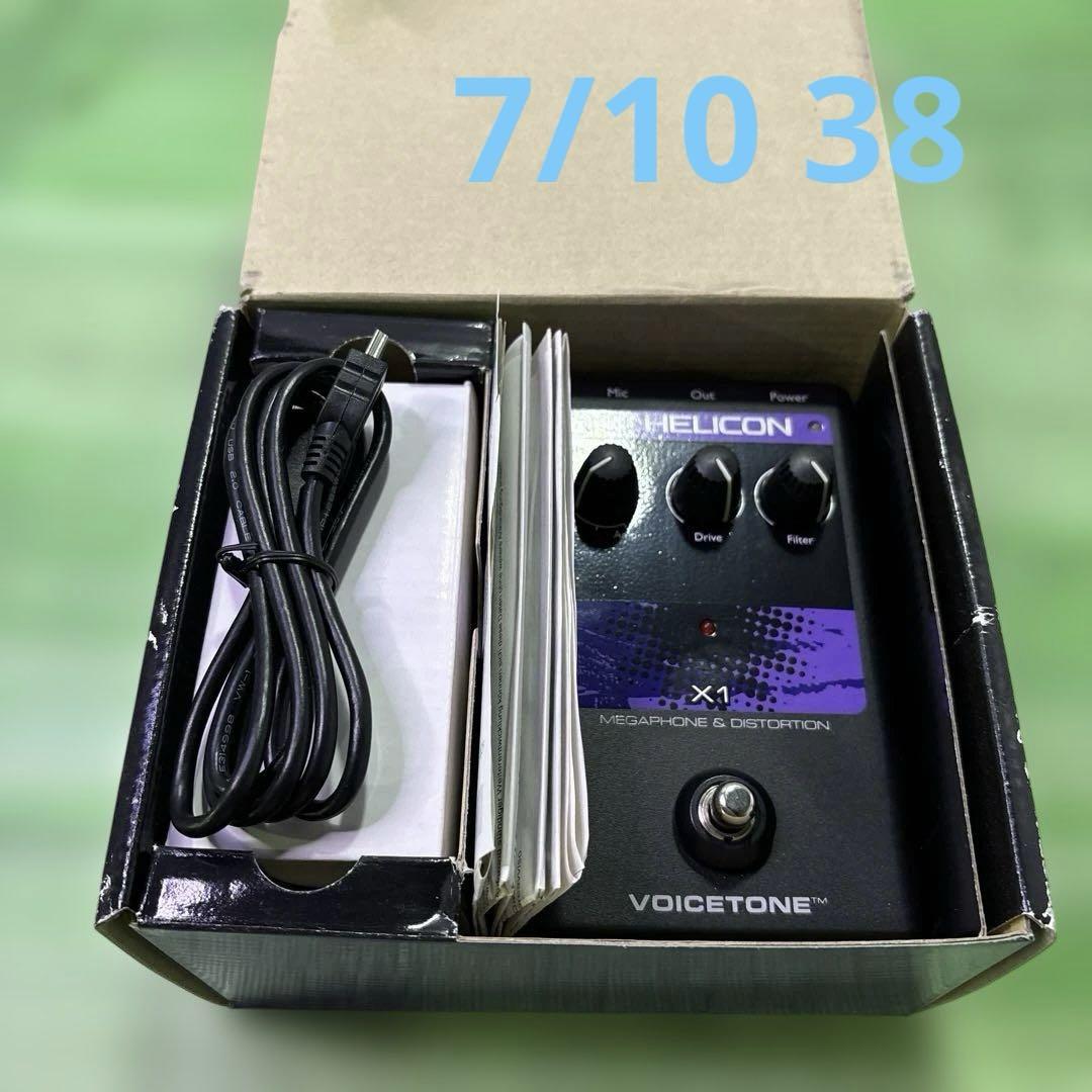 新品同等 TC HELICON X1 ボーカル エフェクター voicetone TC-HELICON VoiceTone X1 ボーカル用エフェクター(メガホン