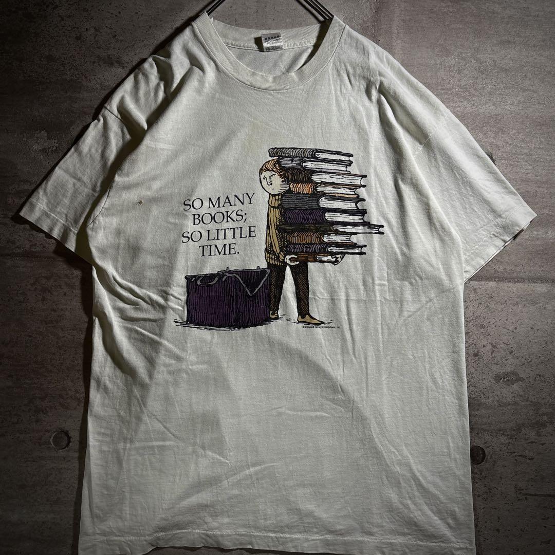 90s tシャツ USA製 アート　メッセージ　XL シングルステッチ