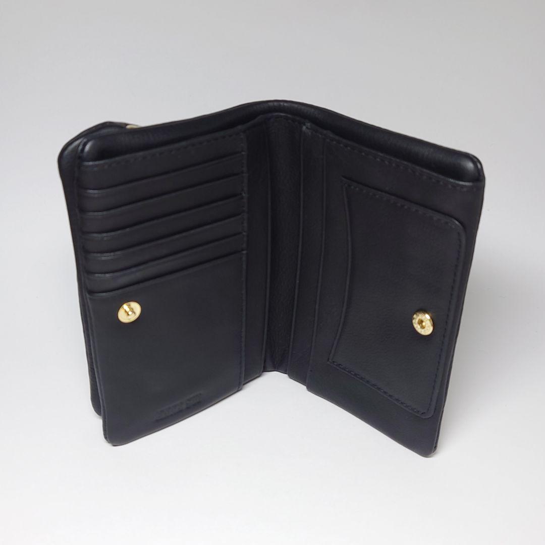 質感◎　定価24,200円【新品】アナスイ　がま口折り財布　キーホール　ブラック 質感◎ 定価24,200円【新品】アナスイ がま口折り財布 キー