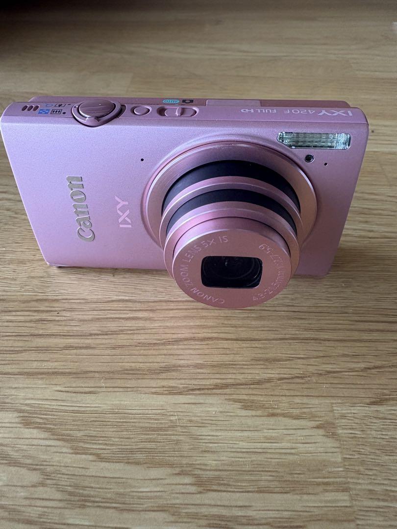 Canon IXY420F ピンク　ケースつき