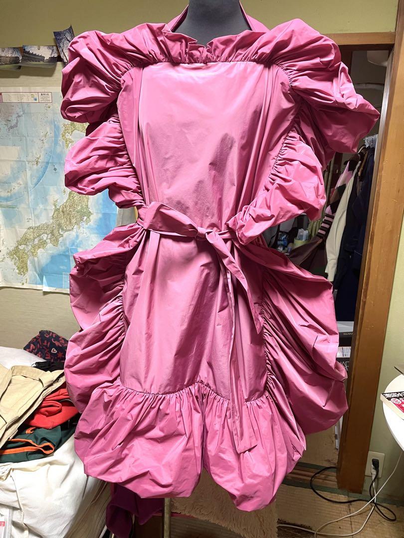 Vivienne Westwoodソフトメモリーライトタフタフリルドレス￼ピンク