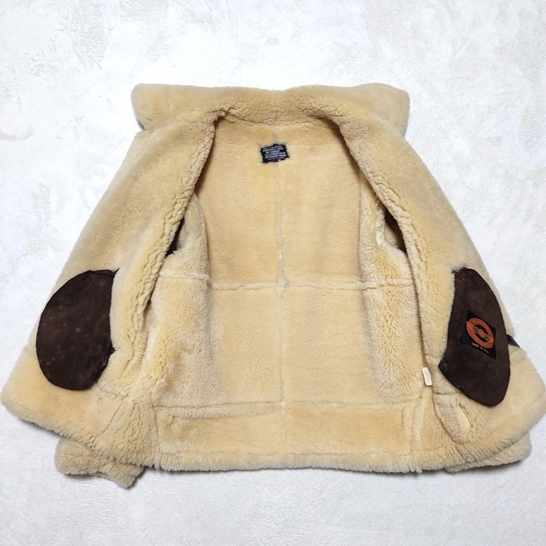 US SHEEPSKIN B-3　USA製 フライトジャケット　レザー ブラウン