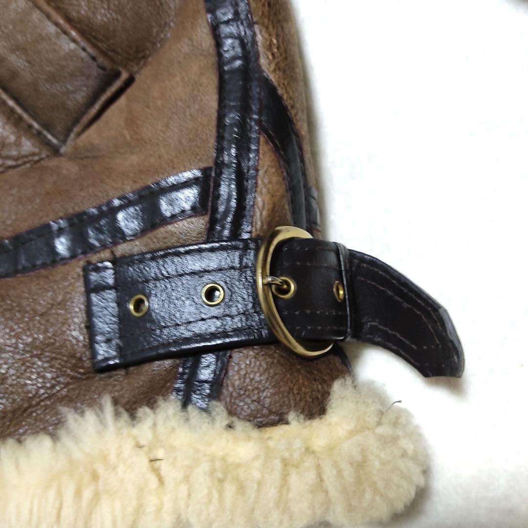 US SHEEPSKIN B-3　USA製 フライトジャケット　レザー ブラウン
