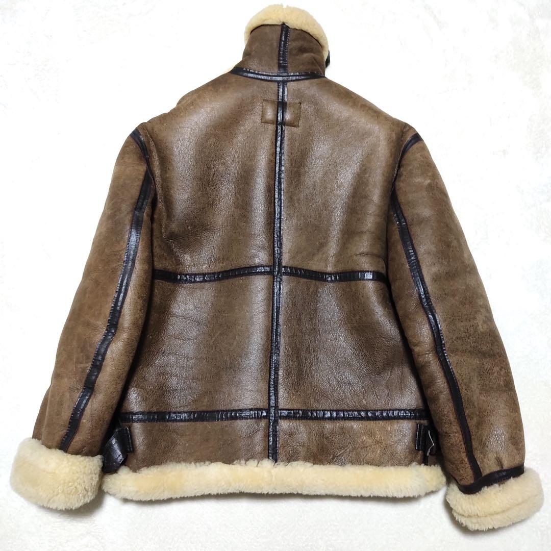 US SHEEPSKIN B-3　USA製 フライトジャケット　レザー ブラウン