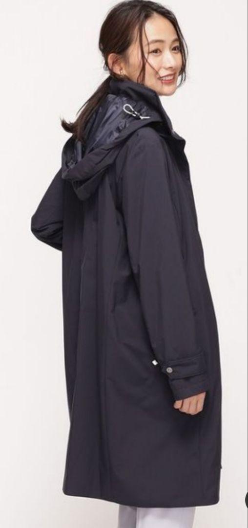 タトラス　ナノユニバース別注 ARESA/フード付ロングブルゾン　ネイビー 01