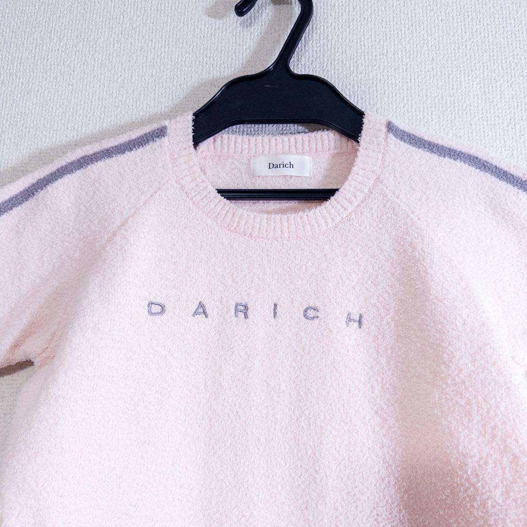 ダーリッチDarich ラインパイルニットトップス PNK - メルカリ
