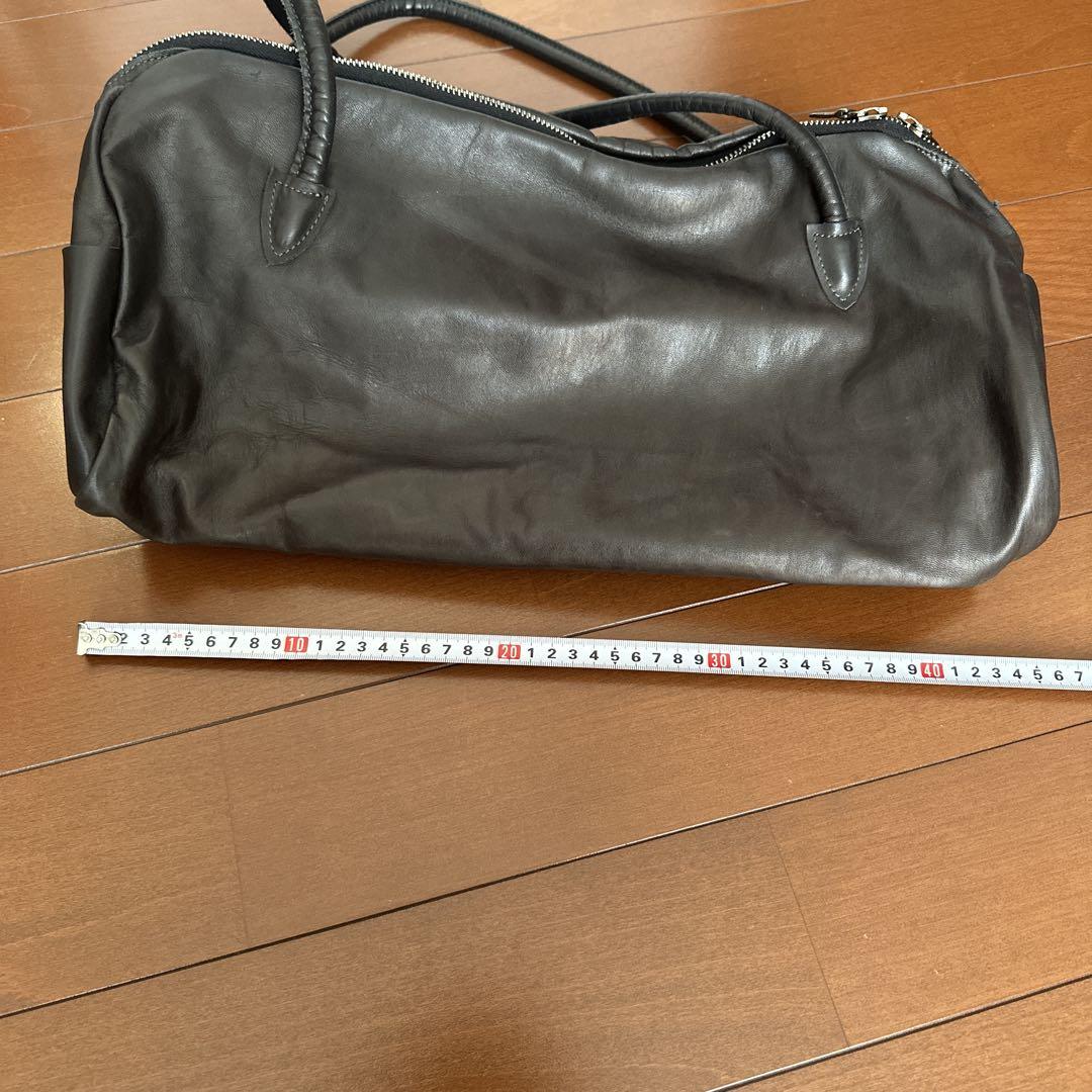 アルフレッドバニスター メンズ オイルレザー ボストンバッグ