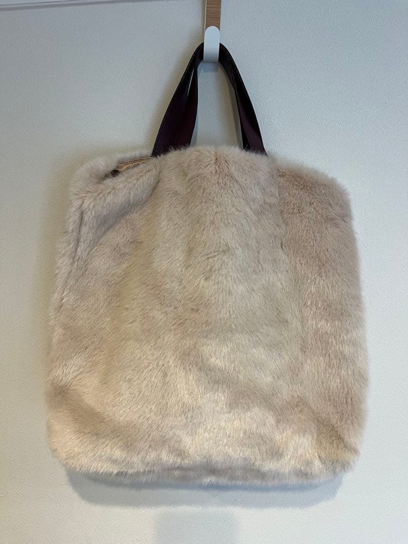 nano universe ファー トートバッグ