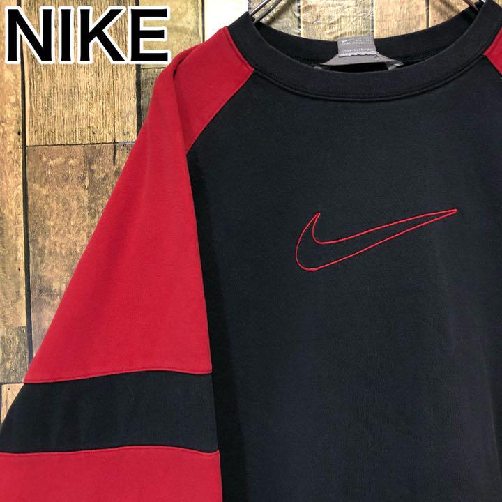 国産品 ビッグロゴ刺繍 ナイキ 希少 スウェット 赤 黒 L - スウェット - labelians.fr 国産品 ビッグロゴ刺繍 ナイキ 希少 スウェット 赤 黒 L - スウェット - labelians.fr