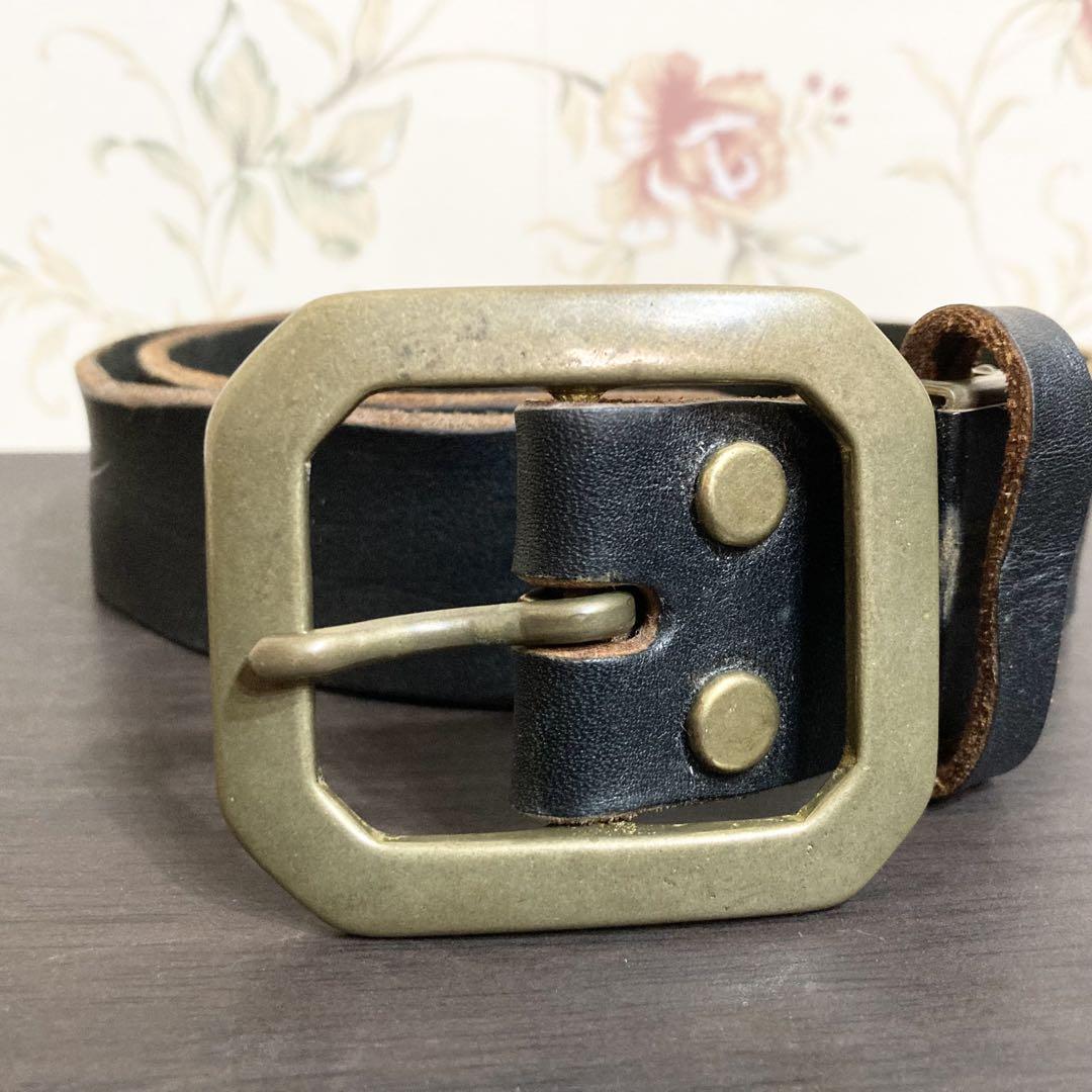 COLLARS CLASSICS 革ベルト バックル 真鍮