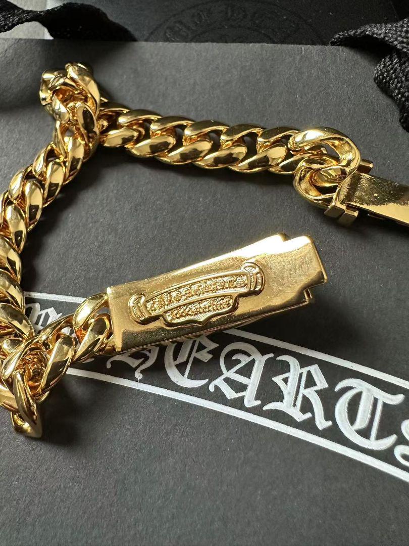 CHROME HEARTS クロムハーツ ロス ゴールドブレスレット A61