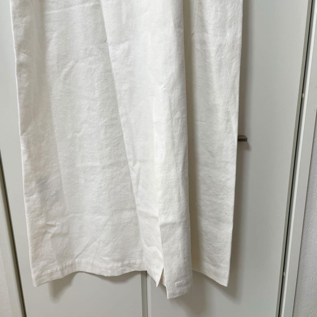 【新品】現行品　リネンコットンワンピース　LINEN COTTON DRESS