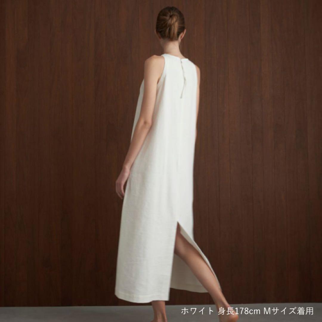 【新品】現行品　リネンコットンワンピース　LINEN COTTON DRESS