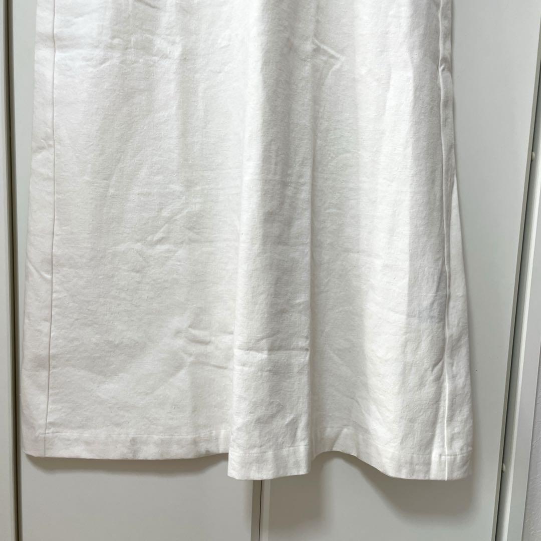 【新品】現行品　リネンコットンワンピース　LINEN COTTON DRESS